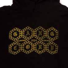Load image into Gallery viewer, GangCorp "G-Hive" Hoodie Black & Yellow