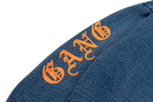 Load image into Gallery viewer, GangCorp "Global" Indigo Blue & Orange Hoodie