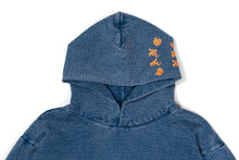 Load image into Gallery viewer, GangCorp "Global" Indigo Blue & Orange Hoodie