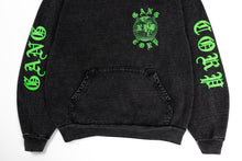 Load image into Gallery viewer, GangCorp "Global" Carbon Black & Green Hoodie