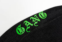 Load image into Gallery viewer, GangCorp "Global" Carbon Black & Green Hoodie