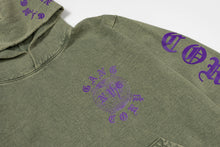 Load image into Gallery viewer, GangCorp "Global" Matcha & Purple Hoodie