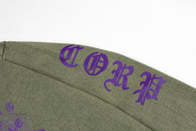 Load image into Gallery viewer, GangCorp "Global" Matcha & Purple Hoodie