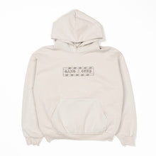 Load image into Gallery viewer, GangCorp "Caution Tape" Hoodie Cement &amp; Black
