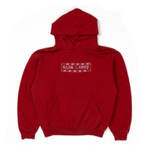 Load image into Gallery viewer, GangCorp "Caution Tape" Hoodie Red &amp; White
