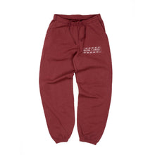Load image into Gallery viewer, GangCorp "Caution Tape" Sweatpants Red &amp; White
