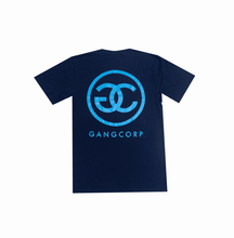 Load image into Gallery viewer, GangCorp &quot;GC&quot; Navy &amp; Baby Blue T-shirt
