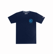 Load image into Gallery viewer, GangCorp &quot;GC&quot; Navy &amp; Baby Blue T-shirt
