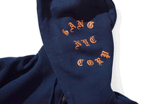 Load image into Gallery viewer, GangCorp &quot;Global&quot; Navy Blue &amp; Orange Hoodie
