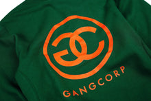 Load image into Gallery viewer, GangCorp &quot;GC&quot; DarkGreen &amp; Red Crewneck
