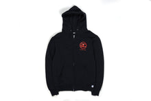Load image into Gallery viewer, GangCorp &quot;GC&quot; Black &amp; Red Hoodie
