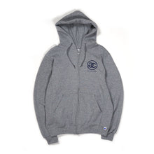 Load image into Gallery viewer, GangCorp &quot;GC&quot; Grey &amp; Navy Blue Hoodie
