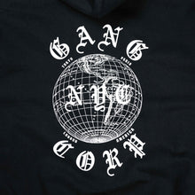 Load image into Gallery viewer, GangCorp &quot;Global&quot; Black &amp; White Hoodie
