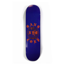 Load image into Gallery viewer, GangCorp &quot;Global&quot; Navy Blue &amp; Orange Skateboards
