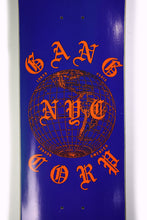 Load image into Gallery viewer, GangCorp &quot;Global&quot; Navy Blue &amp; Orange Skateboards
