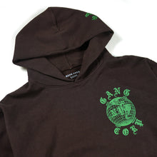 Load image into Gallery viewer, GangCorp &quot;Global&quot; Brown &amp; Dark Green Hoodie
