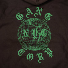 Load image into Gallery viewer, GangCorp &quot;Global&quot; Brown &amp; Dark Green Hoodie
