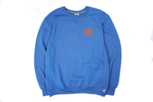 Load image into Gallery viewer, GangCorp &quot;GC&quot; Collegiate Blue Crewneck
