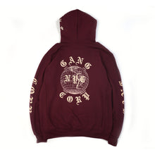 Load image into Gallery viewer, GangCorp &quot;Global&quot; Maroon Hoodie
