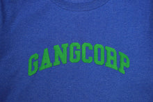 Load image into Gallery viewer, GangCorp &quot;Collegiate&quot; Blue &amp; Green T-shirt
