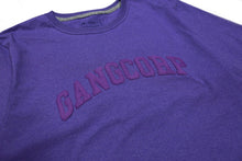 Load image into Gallery viewer, GangCorp &quot;Collegiate&quot; Lavender &amp; Purple T-shirt
