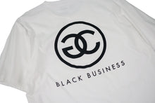 Load image into Gallery viewer, GangCorp&quot; GC BlackBusiness&quot; White T-shirt
