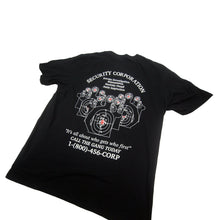 Load image into Gallery viewer, GangCorp &quot;Security Corp&quot; Black T-shirt
